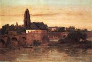 Gustave Courbet View of Frankfurt am Main oil on canvas